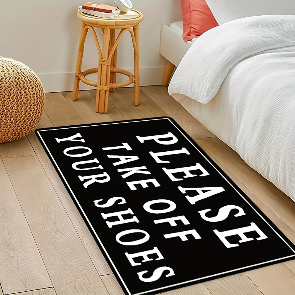 Multi-Purpose Anti-Slip Rug for Kitchen Bathroom Laundry Living Room and Bedroom Machine Washable Polyester Floor Mat