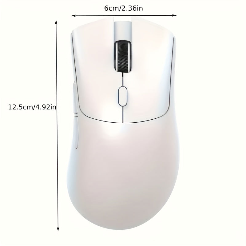 Wireless Gaming Mouse 18K DPI Optical Ambidextrous Ultralight 59g Tri-Mode Connectivity