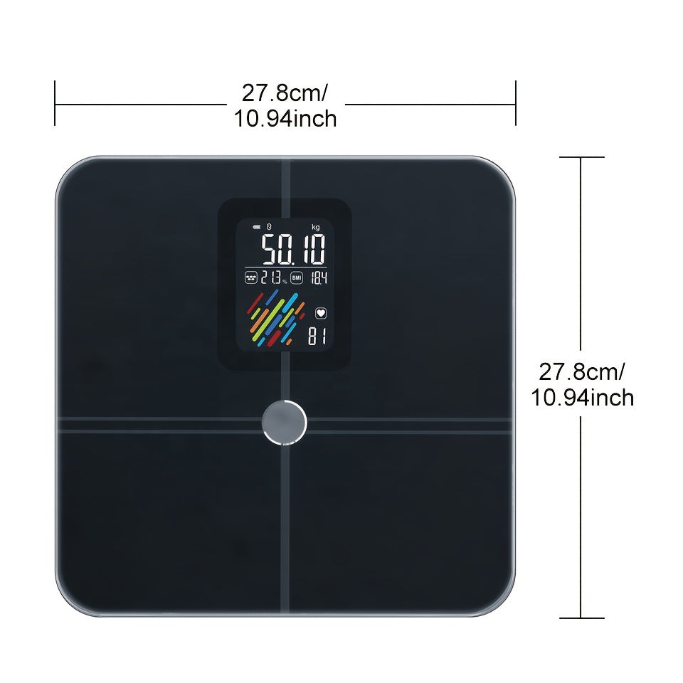Pelvifine Smart Body Scale — bu ultra-aniq 45.36g aniqlik bilan, katta displeyga ega bo‘lgan zamonaviy qora shkala va tananing tarkibi tahlili uchun Starfit App bilan mos keladigan qurilma.