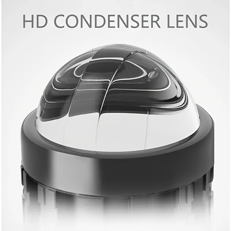 2PCS Motorcycle LED Spotlights, Bright White, 12V Work Lights for Safety