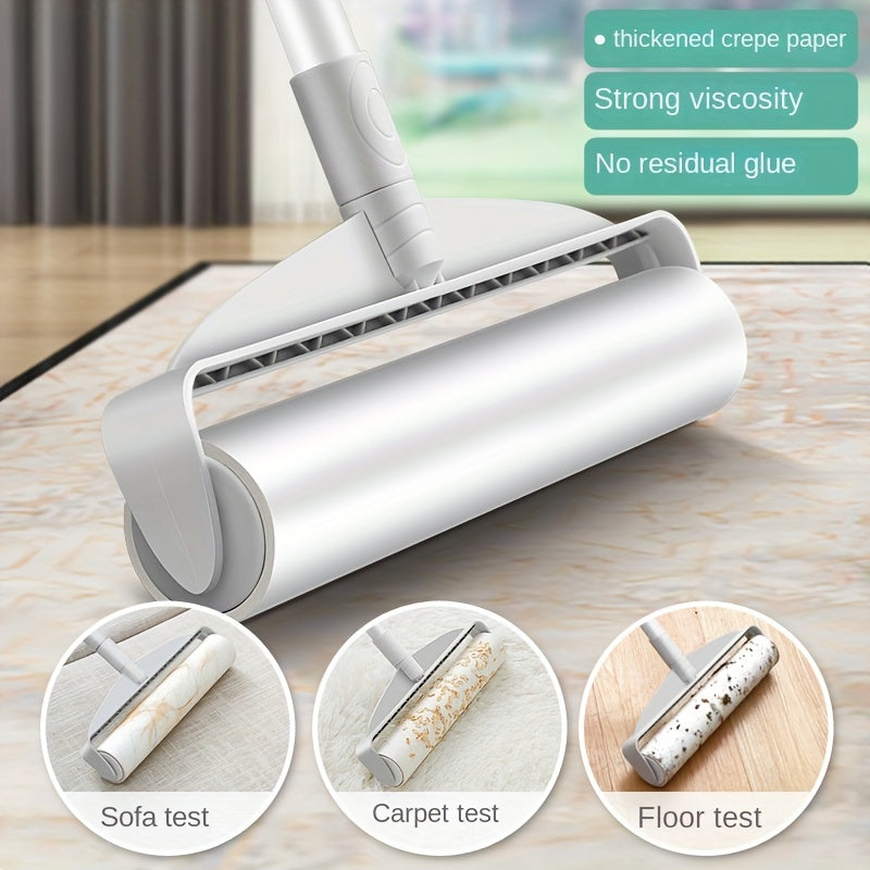 Telescopic Pet Hair Remover for Carpets and Sofas with Long Handle