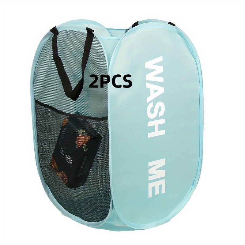 Tarmoqli tomonlari bilan buklanuvchi kir yuvish savati, hammom, yotoqxona, yotoqxonalar uchun portativ kiyimlar qutisi