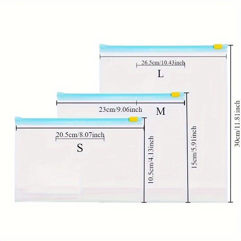 45 ta fermuarli oziq-ovqat saqlash sumkalari to'plami - mevalarni, donlarni, sabzavotlarni va go'shtlarni yangilanish muhr bilan yangi saqlang - muhim oshxona tashkilotchisi aksessuarlar