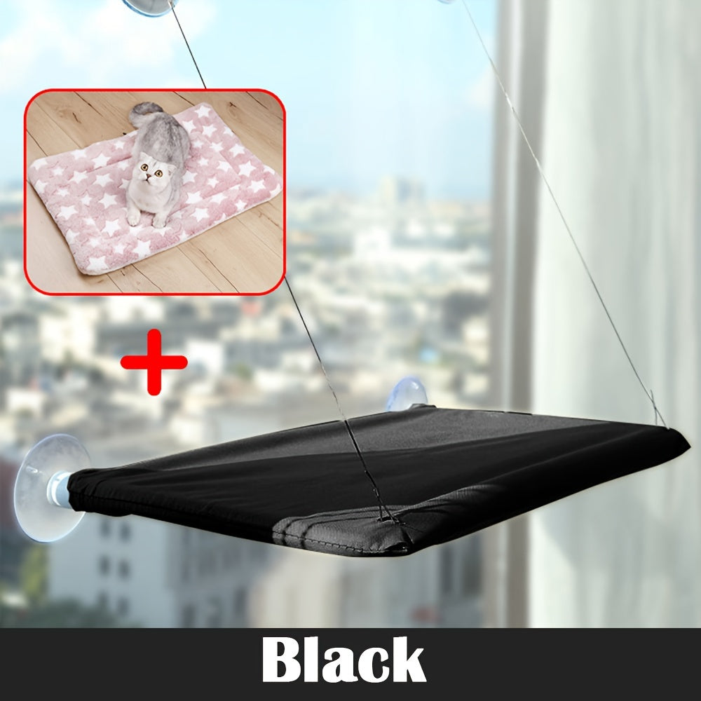 Cat Window Hammock Bed Polyester Detachable for Cats