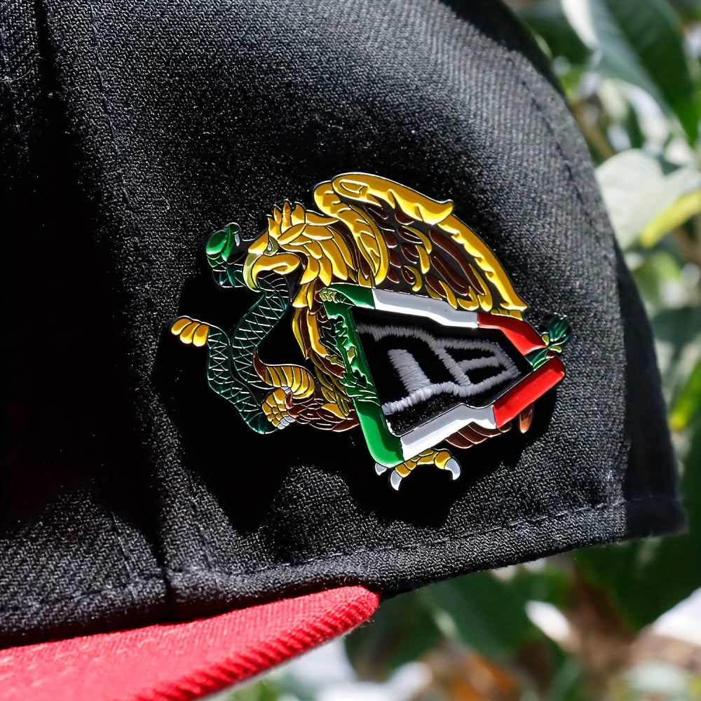 Baseball Hat Pin for Men, Mexican Eagle Design, Fashion Gift, 1 Piece