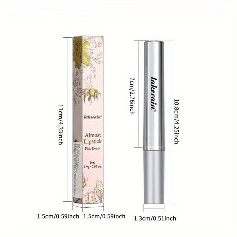 Bálsamo labial rosa con vitamina E para nutrir e hidratar todo tipo de piel