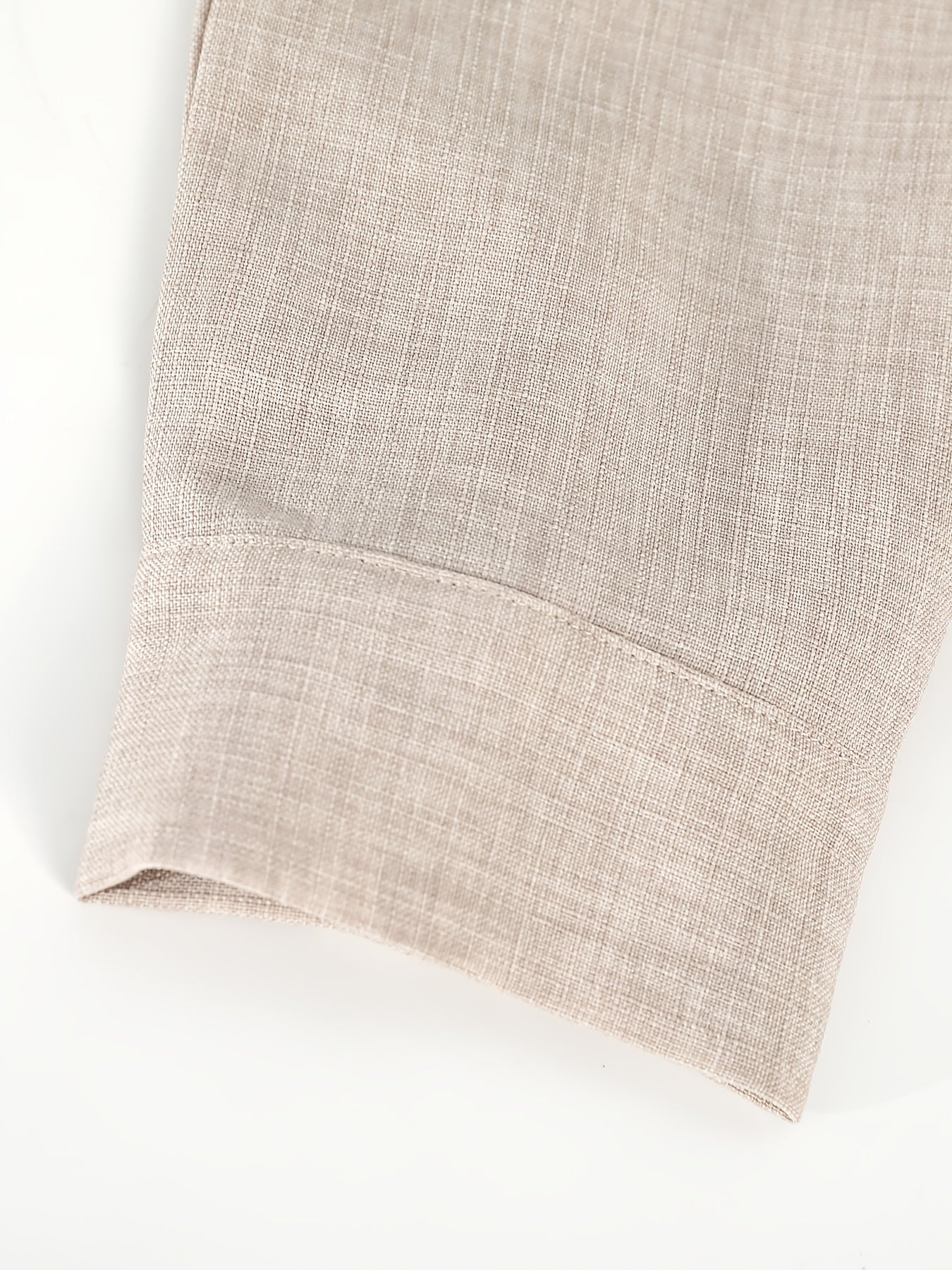 Men's Plus Size Olive Green Blazer Set Polyester Casual Button-Up Jacket with Pockets and Black Pants for Spring and Autumn