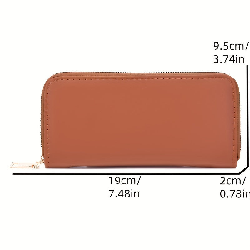 Ona uchun PU materialidan yasalgan katta ko'krak sumkasi, olti bo'limli.