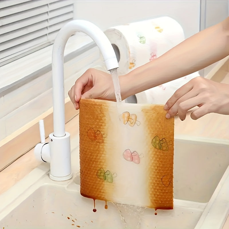 200 Reusable Washable Non-Woven Polyester Cleaning Cloths Multi-Purpose Kitchen Bathroom Towels
