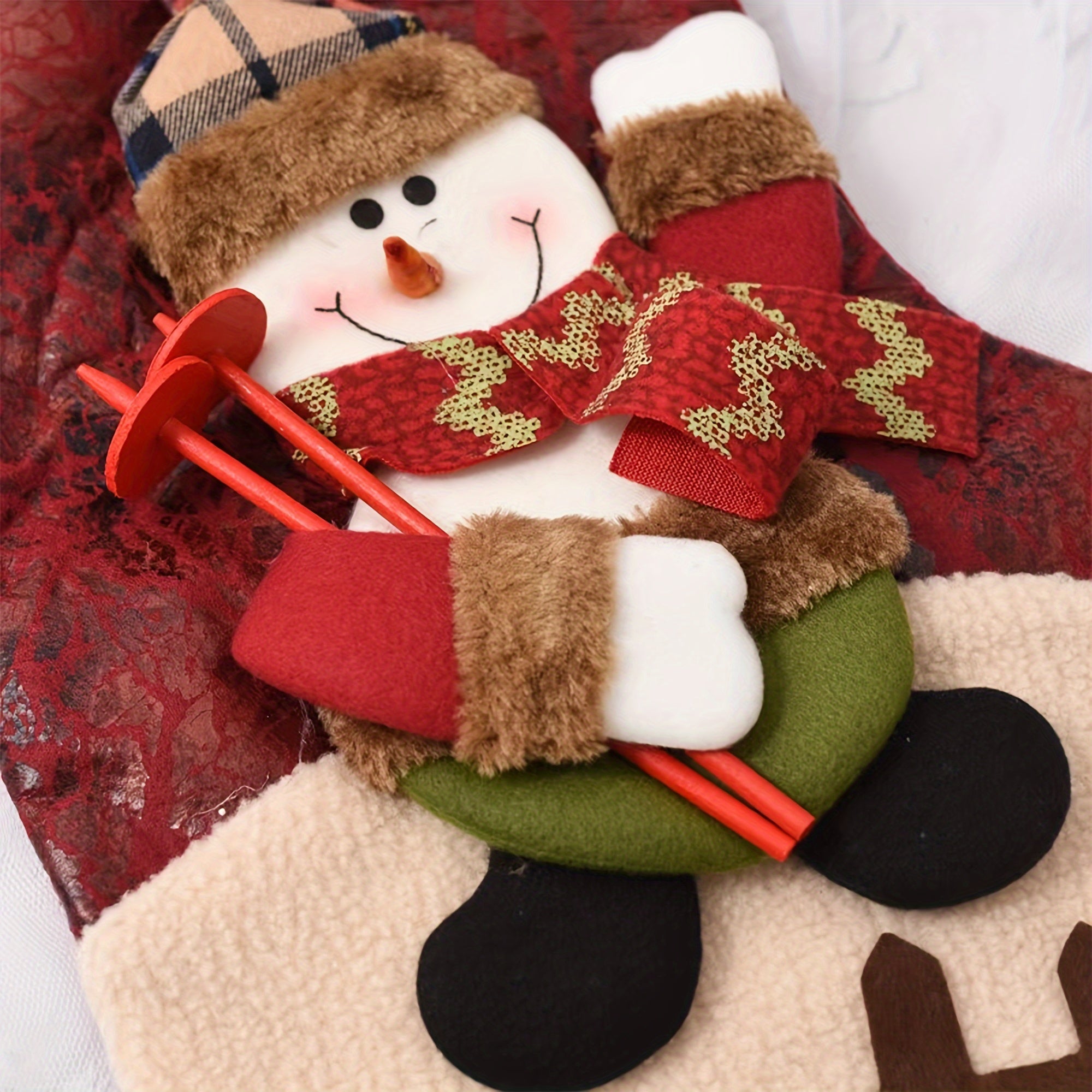 Personalized Christmas Stocking Monogrammed 3D Decor for Holiday Gifts