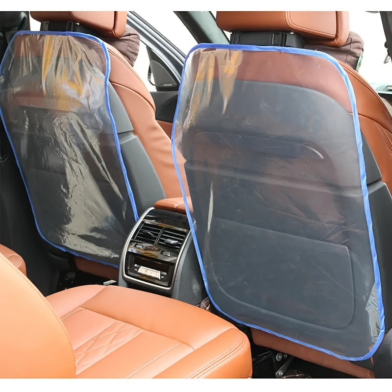 Universal Transparent Resin Car Seat Back Protector Anti-Slip Dirt Guard