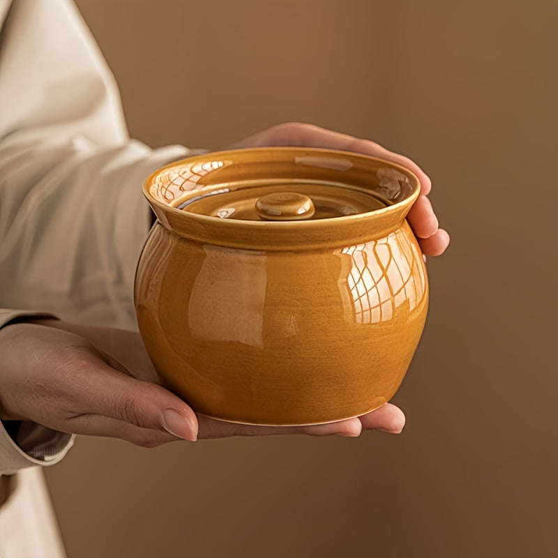 Kitchenware Set Includes Clay Pot Ceramic Stew Pot Soup Pot with Lid for Cooking and Household Use