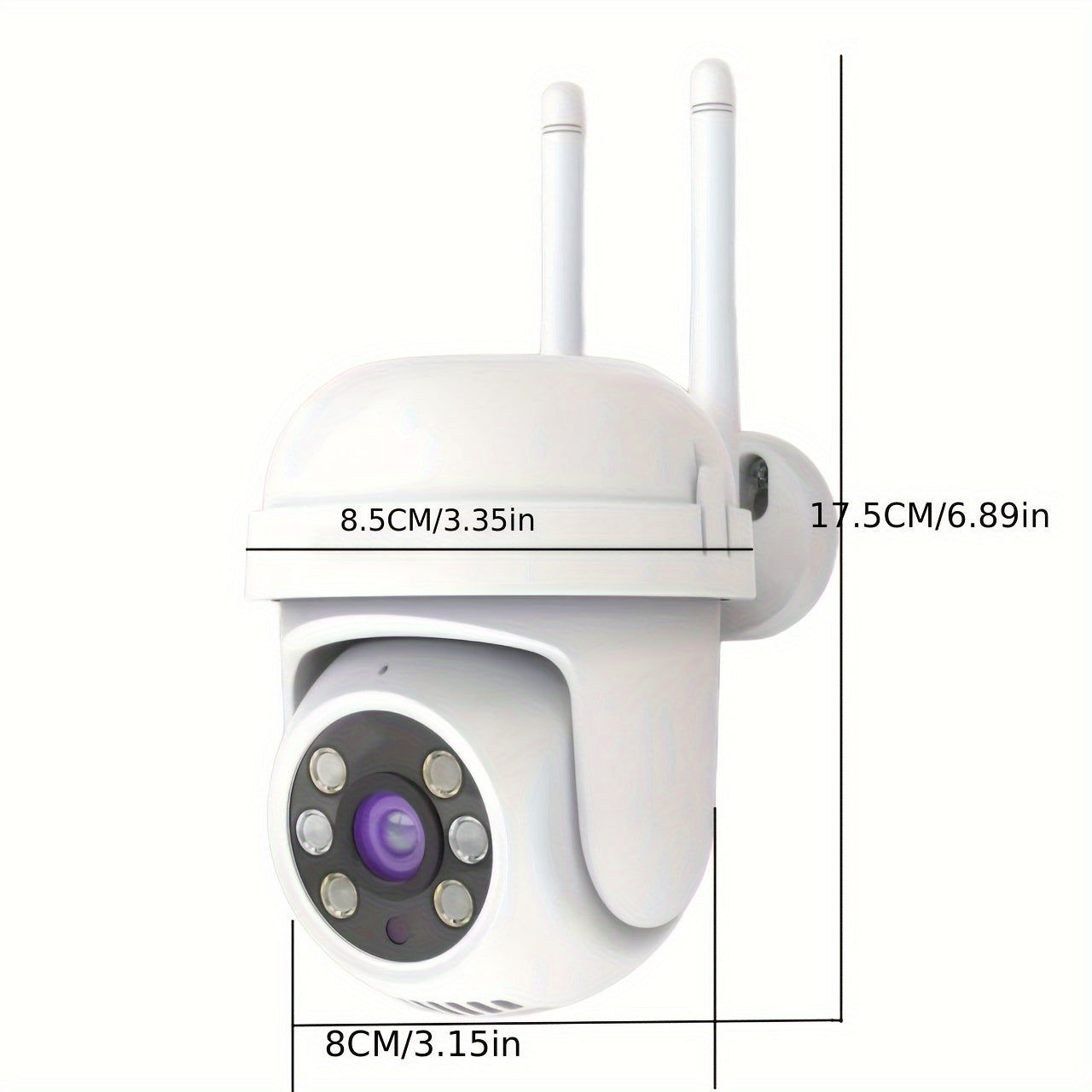 Wireless Security Camera 2.4G 1080P HD Waterproof Indoor Motion Detection Two-Way Audio