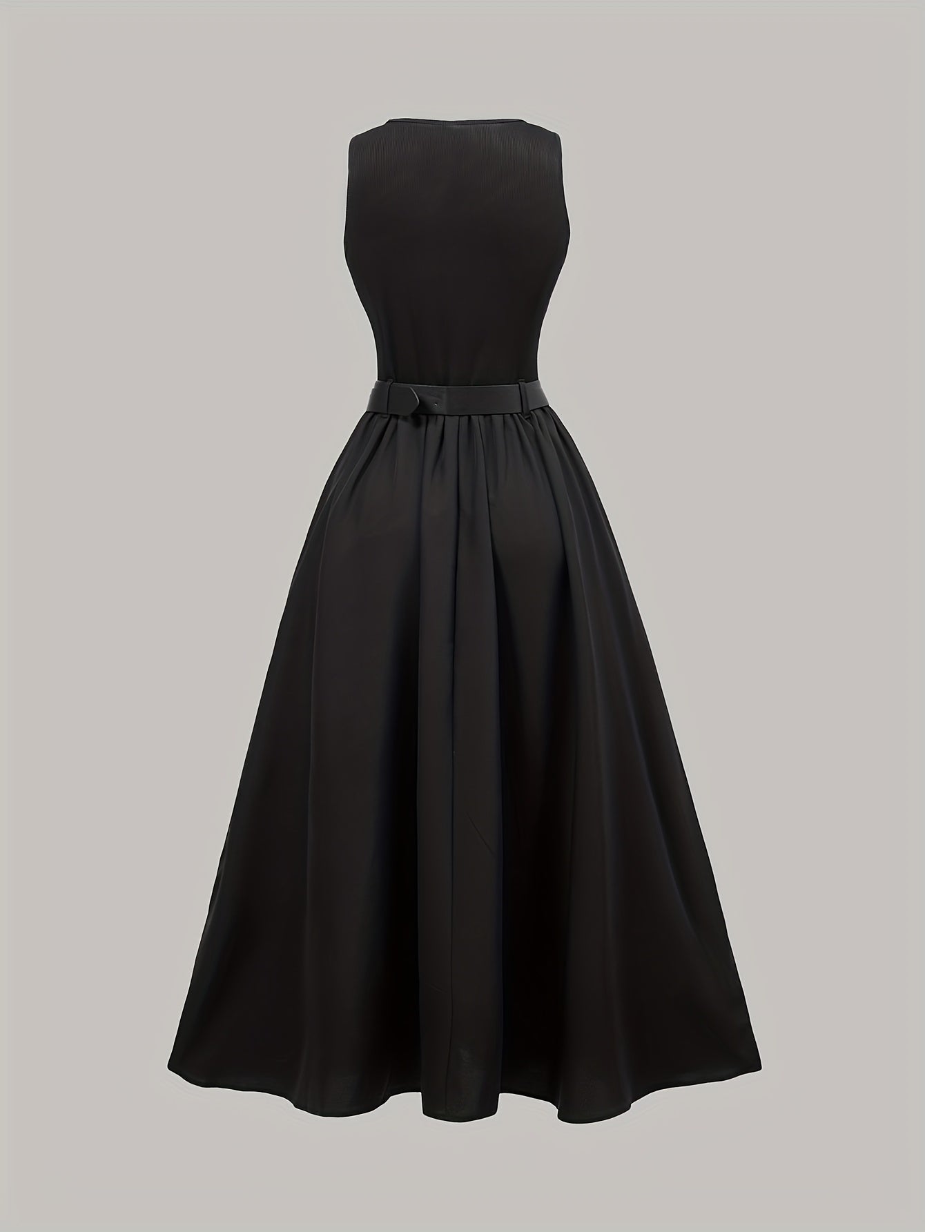 Yevropa va Amerika tez modaiga e'tibor bering, ayollar uchun bir rangli yengsiz yozgi ko'ylaklar.