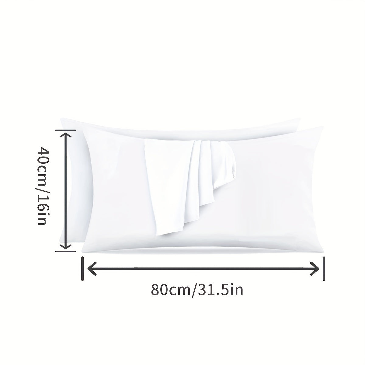 Waterproof Pillow Protector Cover 100% Polyester Breathable Zipper Closure
