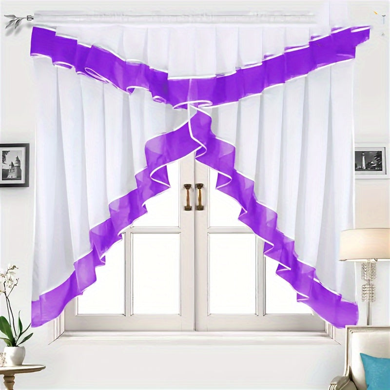 1-Donali Rimga ilhomlangan qatorli qopqoq pardasi derazalar va balkonlar uchun