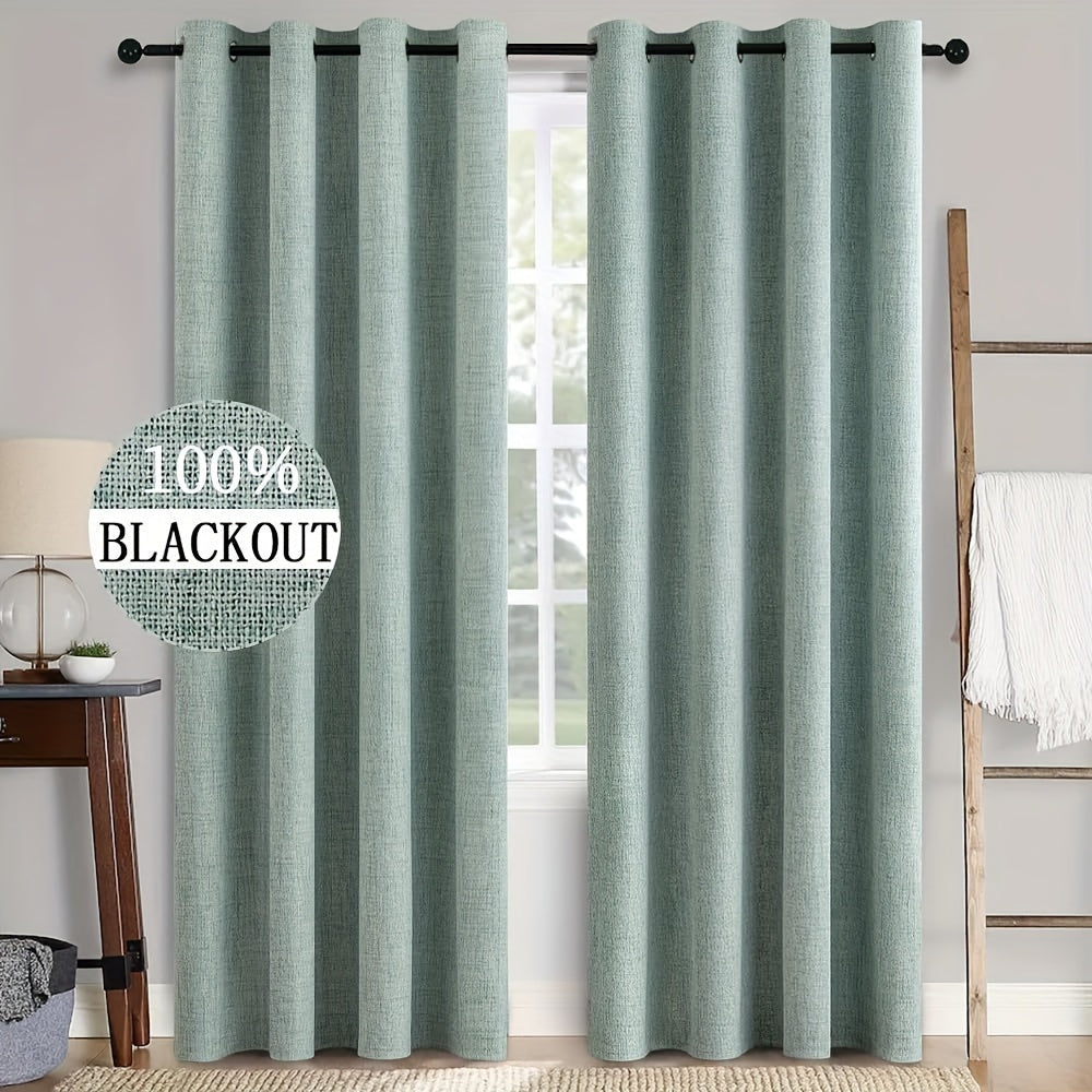 Blackout Curtains Thermal Insulated Room Darkening Window Drapes for Bedroom Living Room
