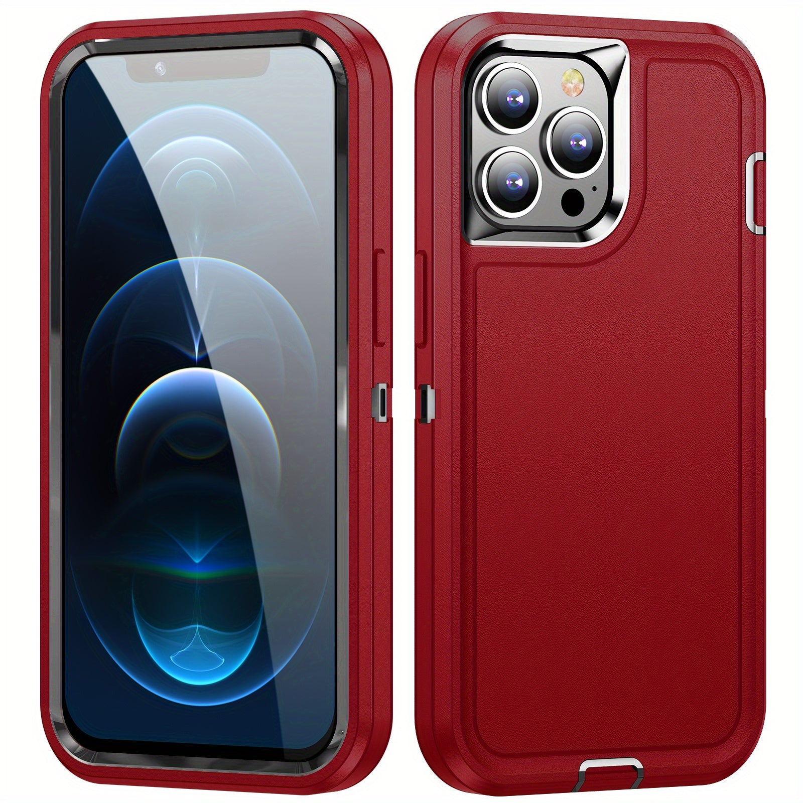 Shockproof TPU PC Phone Case for iPhone 14 13 12 8 with Air Cushion Protection