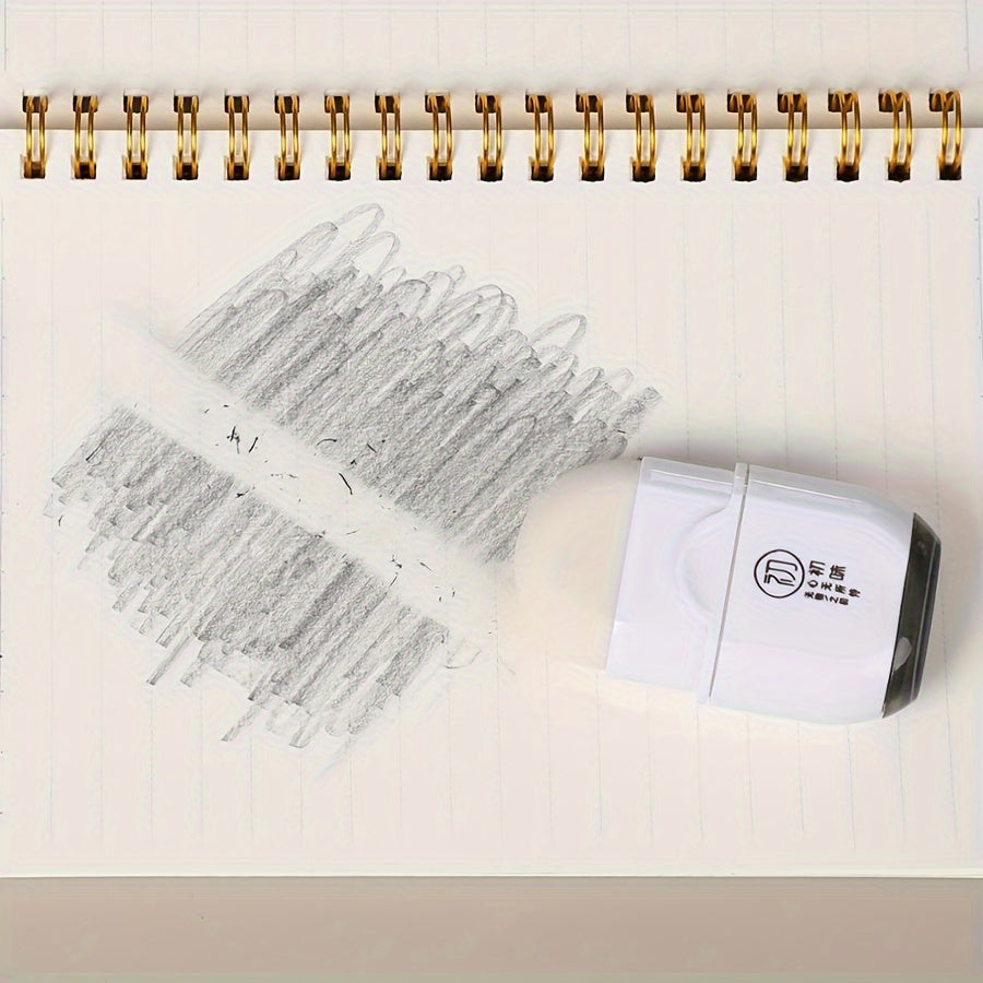 Borrador y sacapuntas 2 en 1 de plástico para estudiantes universitarios