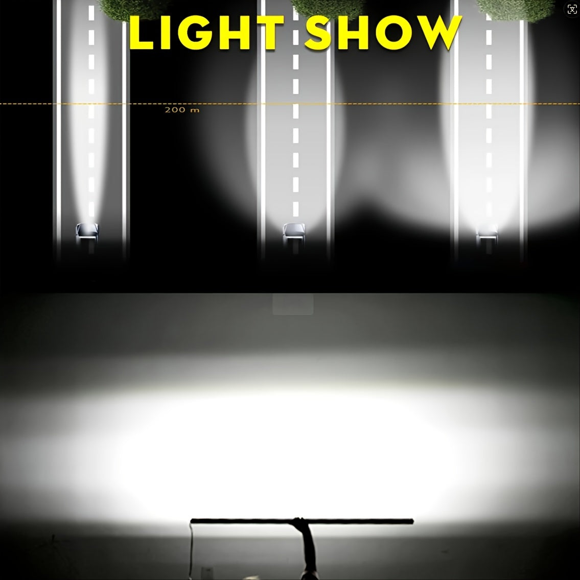 LED Light Bar 25.4cm 50.8cm White Combo Beam Work Light for Off Road Vehicles