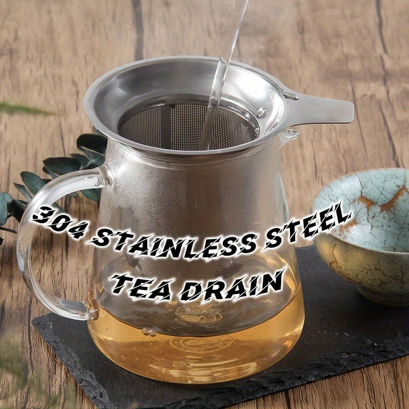 304 zanglamaydigan po'latdan yasalgan choy uchun choy damlamasi uchun tarmoq filtri, bardoshli va oson ishlatiladigan