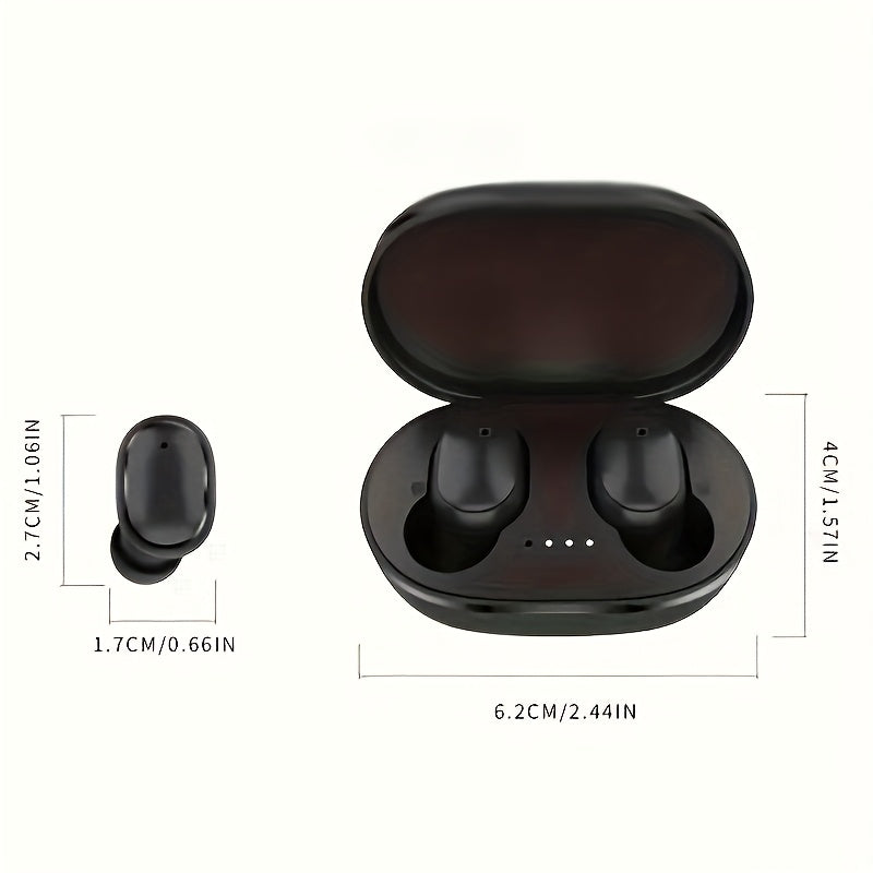 Wireless Earbuds with Long Battery Life, Built-in Mic, USB-C Charging Case for Sports and Daily Use