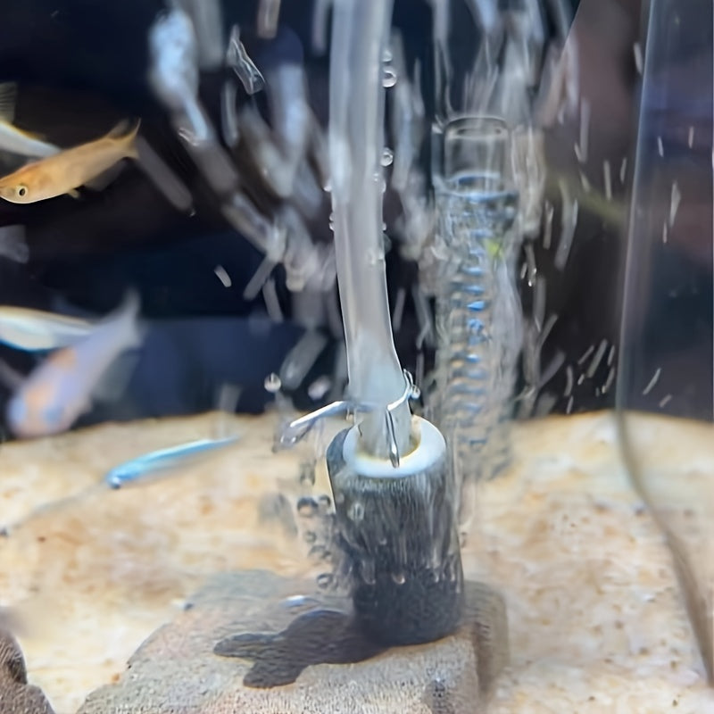 Stainless Steel Aquarium Oxygen Tube Clips 5mm Inner Diameter Hand Crimping Anti-Loose Pack of 20/30