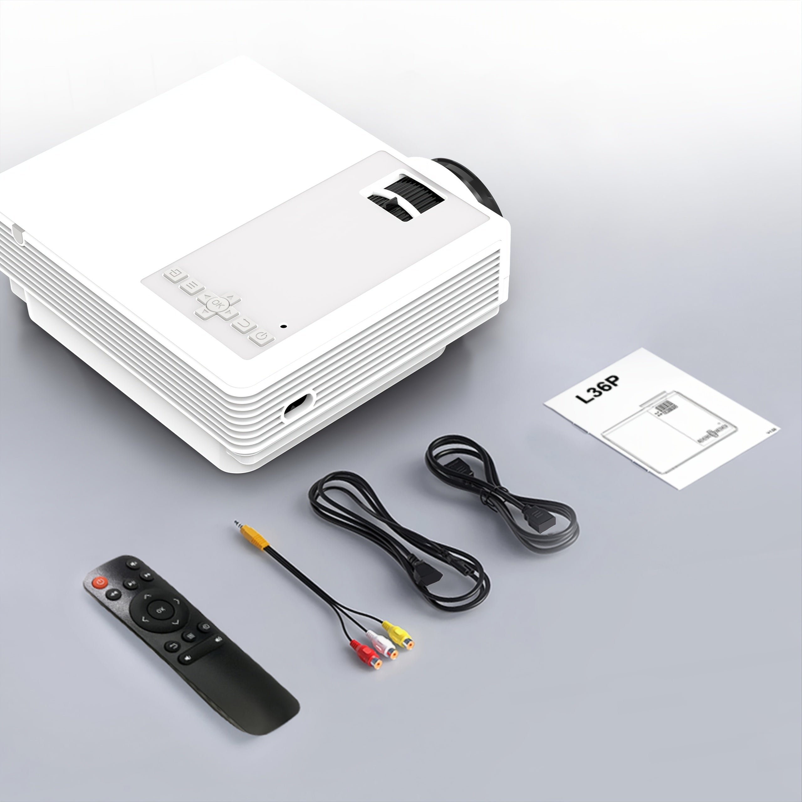 Portable WiFi 1080P Mini Outdoor Projector for Home Cinema Smartphone Compatible