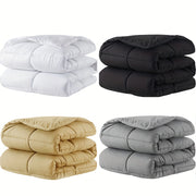 Пуховое одеяло с простеганым полиэстером на все сезоны с угловыми вкладками