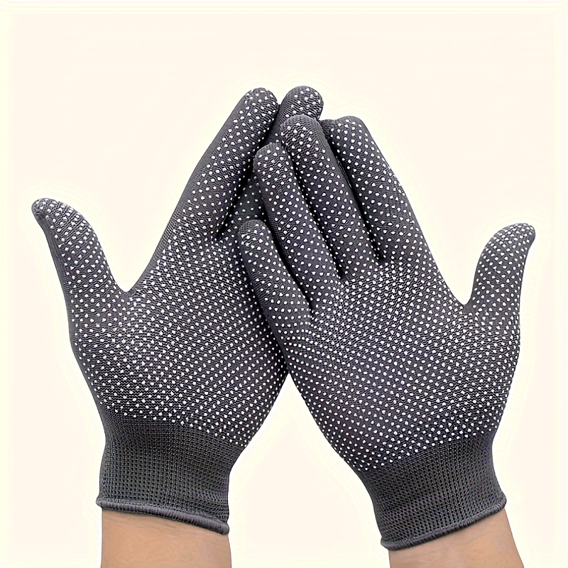10 Non-Slip Durable Work Gloves Unisex Lightweight Breathable Nylon