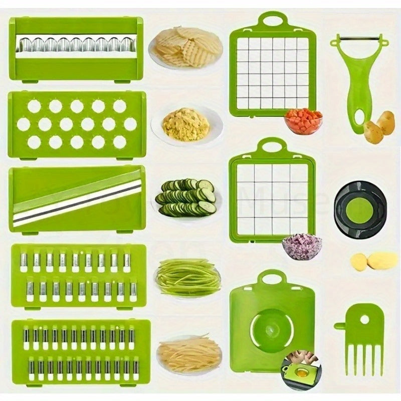 Vegetable Slicer for Kitchen Use, Cucumber Radish Potato Fruit Cutter