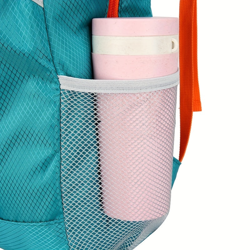 25L suv o'tkazmaydigan, bukadigan tashqi sayohat sumkasi, rangli kontrastli kundalik sumka