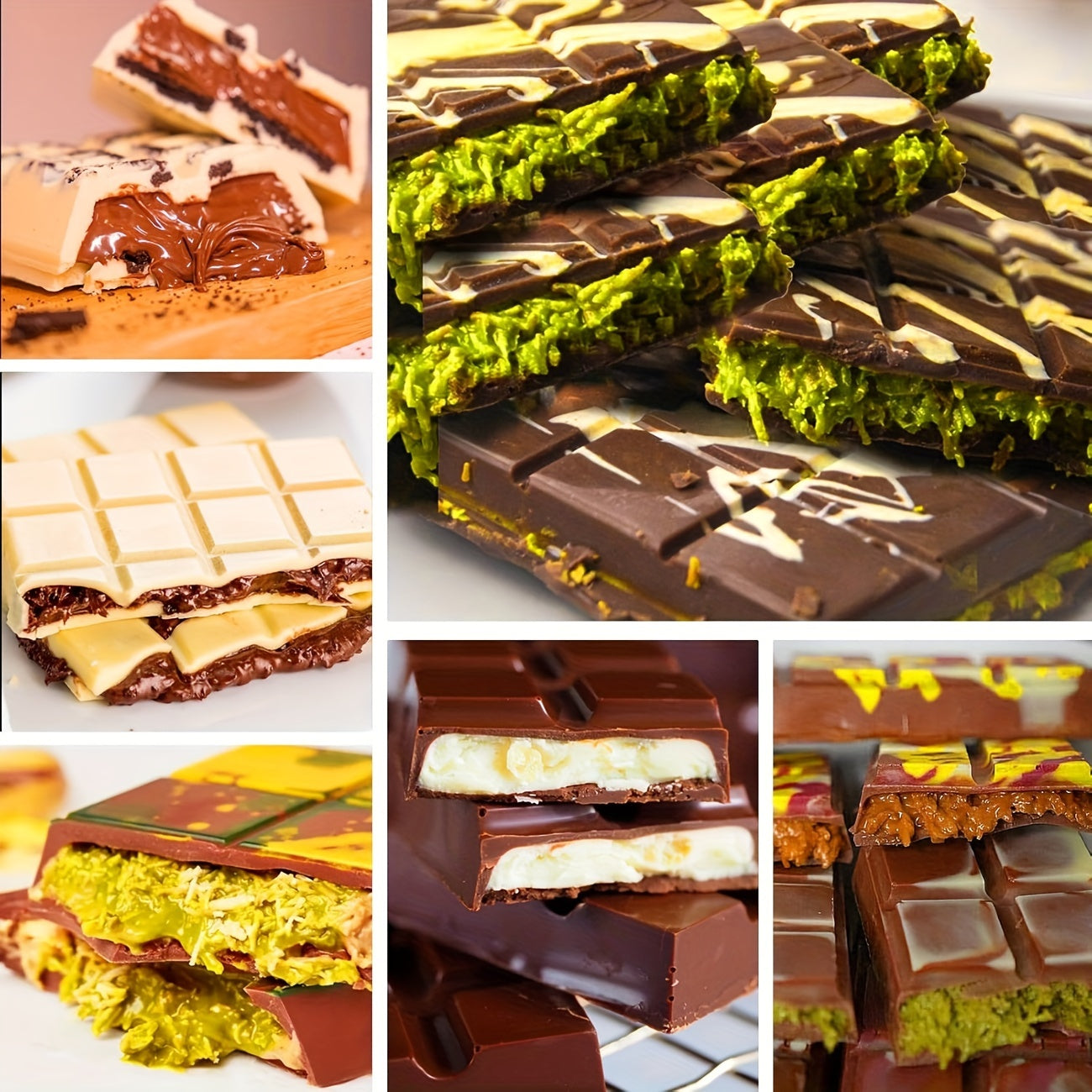 3D Silicone Chocolate Mold for Baking and Candy Making Non-Toxic Kitchen Tool