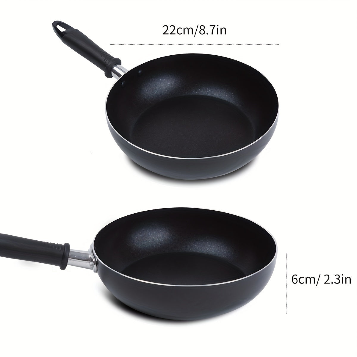 8.7-Inch Nonstick Saute Pan with Stay-Cool Handle for Healthy Cooking