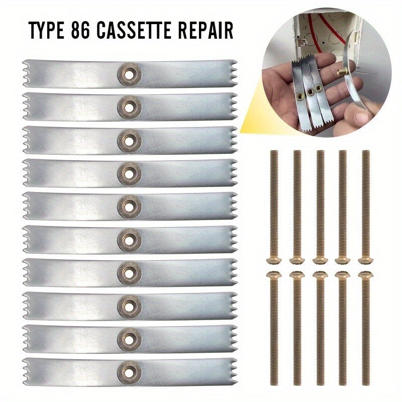 2ta/4ta/6ta Metall Socket Strut Holder Simlari va O'rnatish Vishoklari. Elektr ustalari uchun 86 Ta'minot Qutisi Qo'llab-quvvatlovchi.