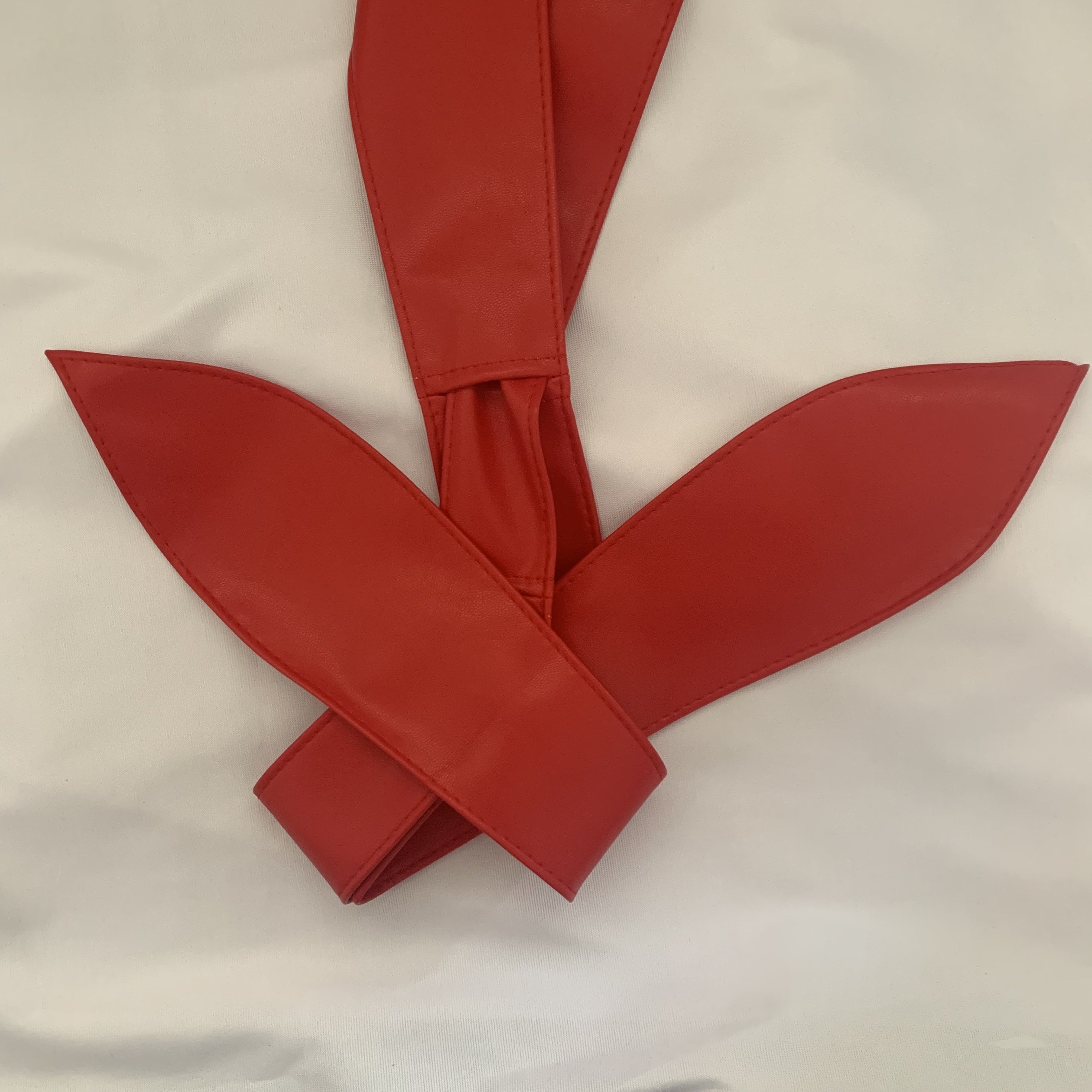 Boho Wide Wrap Cinch Belt with PU Leather Bowknot for Dresses Solid Color