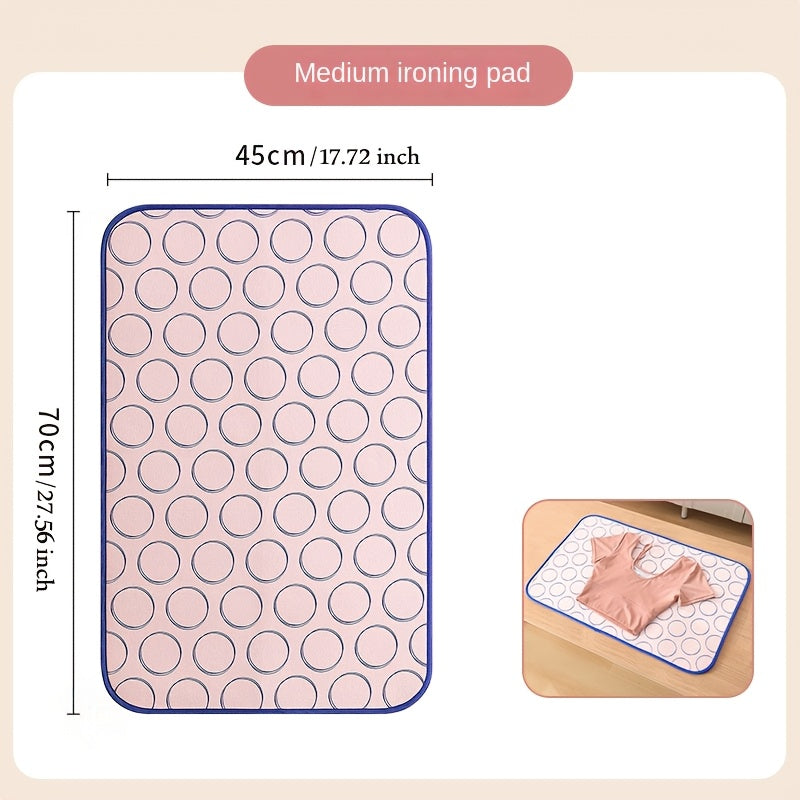 Handheld Folding Ironing Mat with Heat Insulation for Home Dorm Use