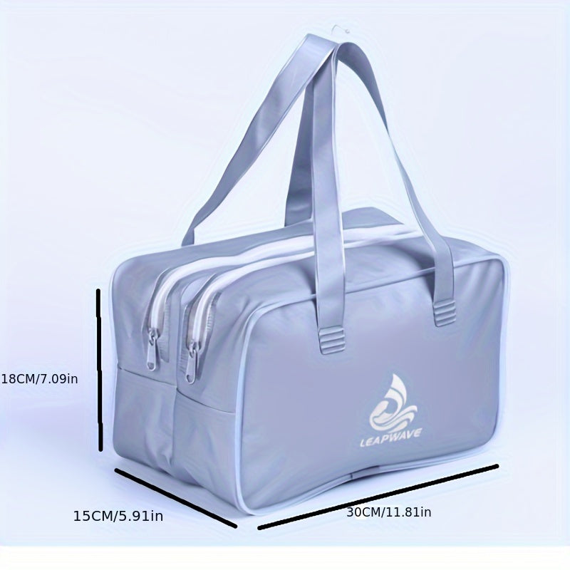 Waterproof EVA Travel Bag with Wet Dry Separation and Dual Zippers Black