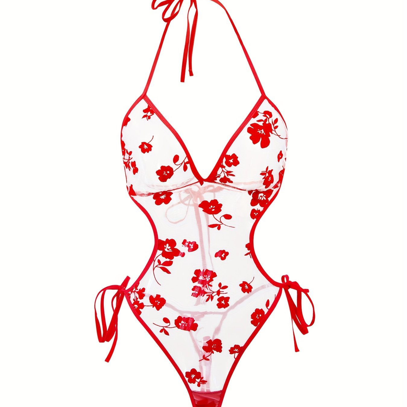 Ayollar uchun sexy shaffof tanaga mos kiyim