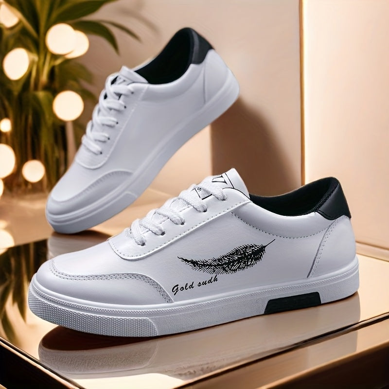 Мужские низкие кеды для скейтбординга повседневные на открытом воздухе, нескользящие, на шнуровке