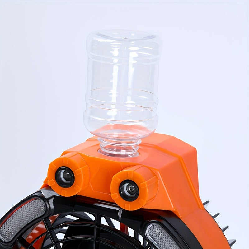 Portable Camping Fan with LED Lantern Dual Blade USB Rechargeable 20000mAh Battery