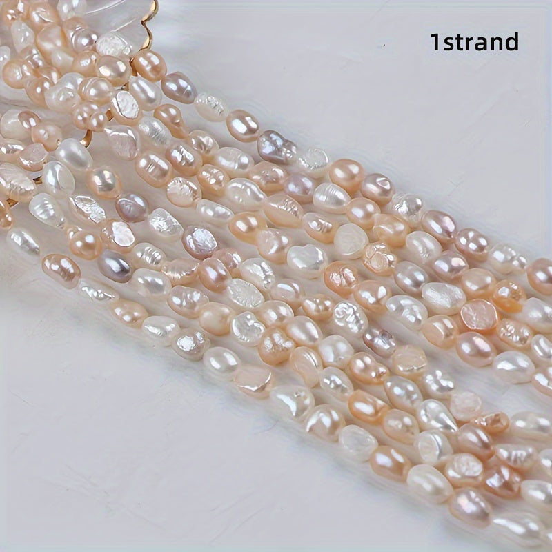 Freshwater Cultured Pearl Necklace 6-7mm White Pink Purple Natural Luster Jewelry