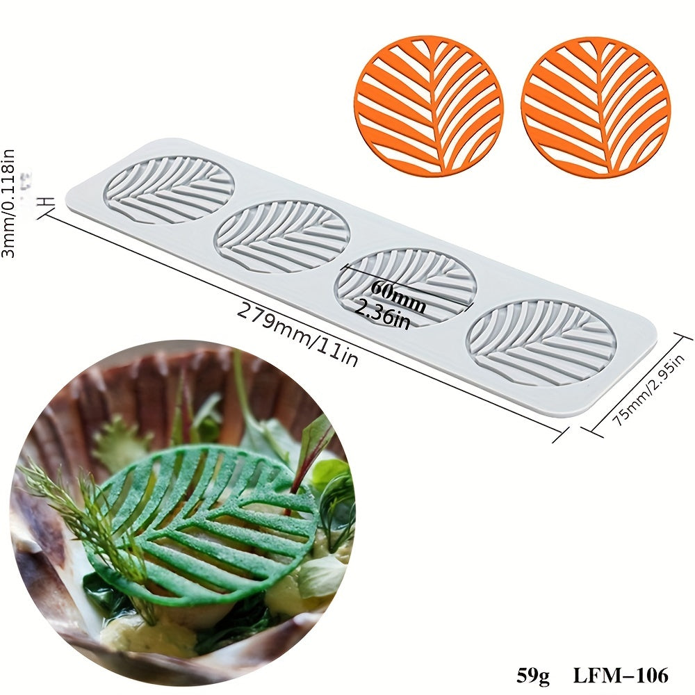 Silicone Cake Lace Mold Flower Leaf Pattern for Baking and Decoration