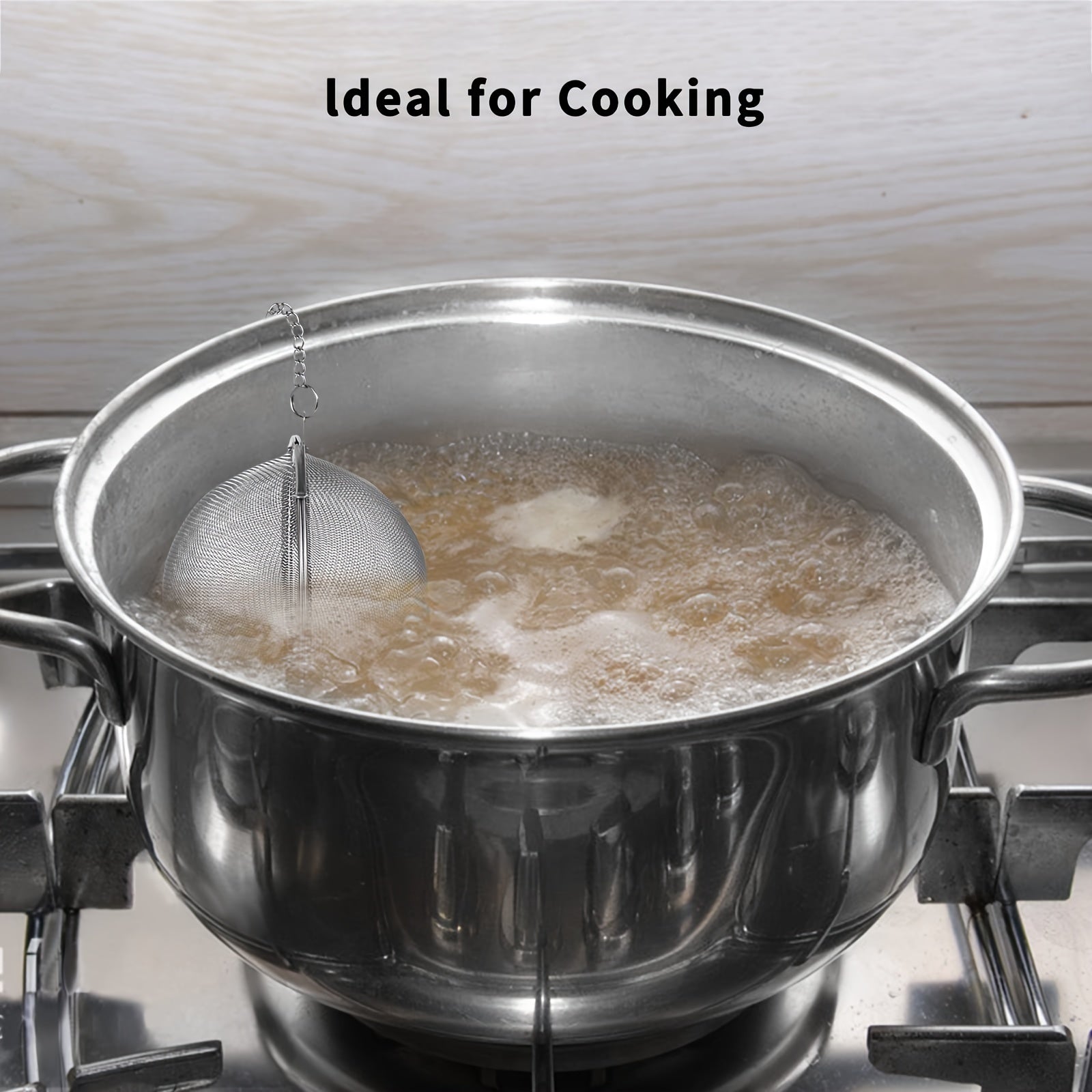 Stainless Steel Tea Ball Strainers Set with Fine Mesh Infuser, Multiple Sizes