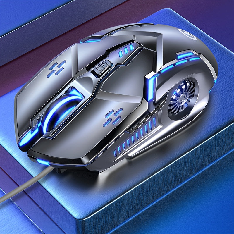 Sukut saqlovchi kumush mexanik o'yin sichqonchasi, ish stoli va noutbukda foydalanish uchun mos.