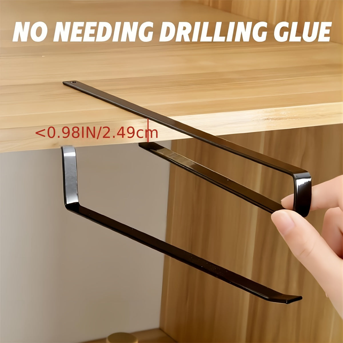 "Bola shlyapalar va boshqa kiyim aksessuarlarini saqlash uchun qora va oq rangdagi shkaflar va kabinetlar uchun urishsiz tortib olinadigan joylashtirilgan o'rdak tumshug'i qopqog'i"