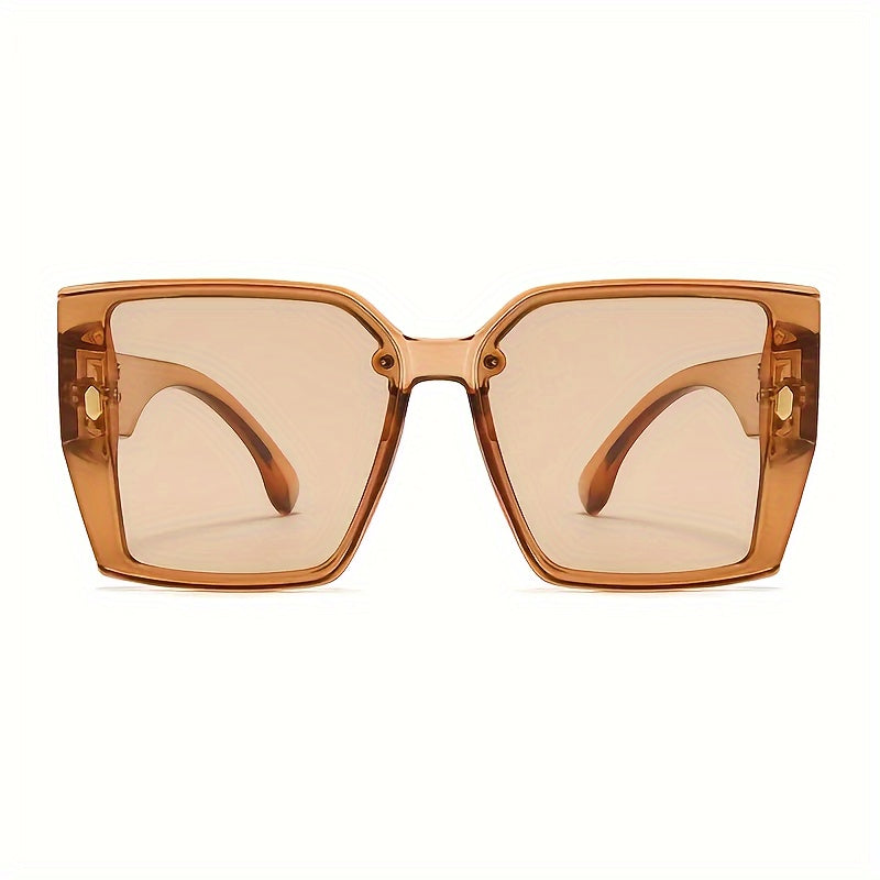 Gafas cuadradas unisex con degradado para playa y fiesta