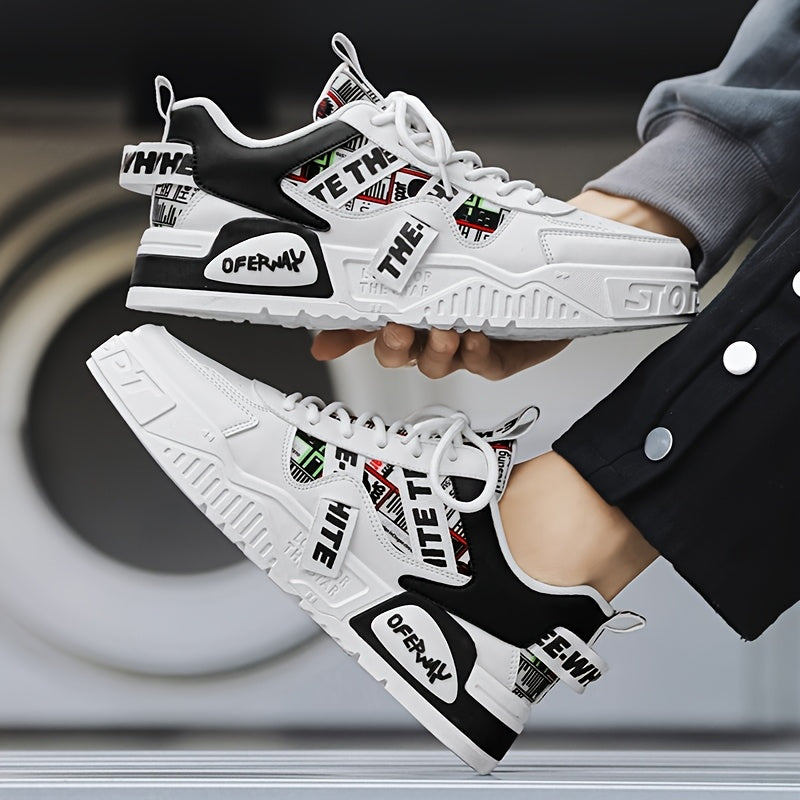 Men's Large Size Casual Sneakers Breathable Shock-Absorbing Anti-Slip Low Top