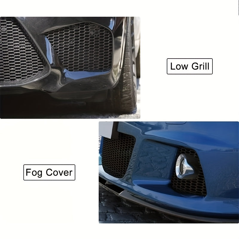 Car ABS Plastic Honeycomb Bumper Vent Mesh for Front Wheels 120x40cm