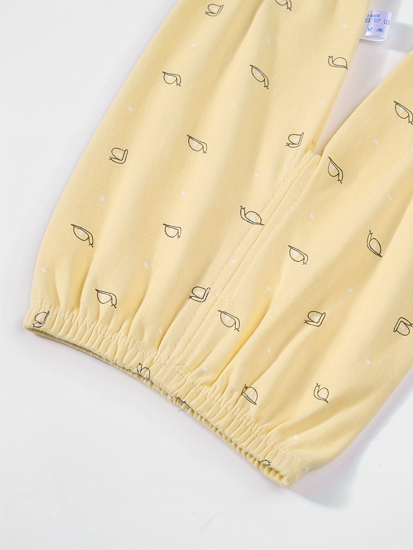 Kids Cotton Cartoon Chick and Eggs 7-Piece Outfit Set for Boys and Girls